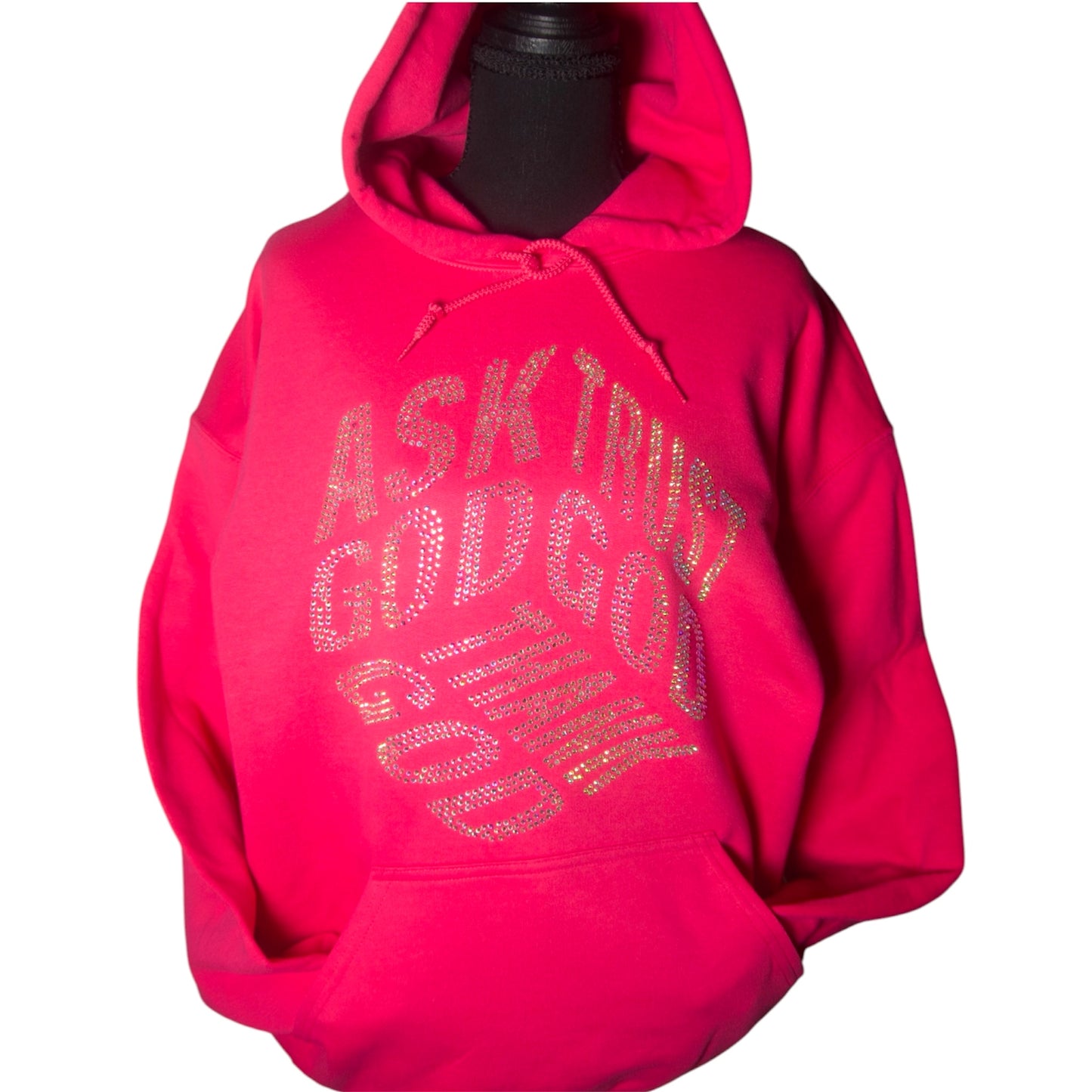 Ask Trust Thank God Hoodie (Large)